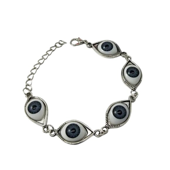 UNIQUE EVIL EYE ADJSTABLE BRACELET NWT - Picture 5 of 5